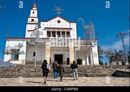 Kolumbien, Cundinamarca Abteilung, Bogota, Mount Monserrate (3152 m), Kirche der schwarzen Madonna von Monserrate Stockfoto