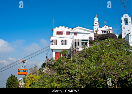 Kolumbien, Cundinamarca Abteilung, Bogota, Mount Monserrate (3152 m), Kirche der schwarzen Madonna von Monserrate Stockfoto