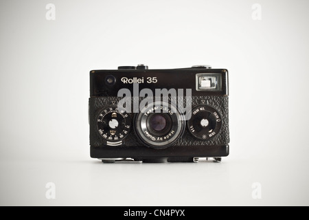 Klassische alte Kamera Rollei 35 Stockfoto