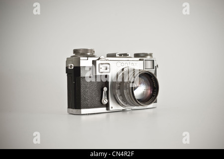 Klassische alte Kamera Contax IIa Stockfoto