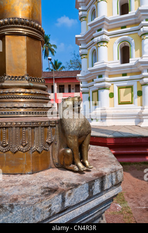 Mahalsa hinduistische Tempel Mardol Dorf Ponda Goa Indien Stockfoto