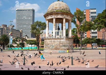 Innenstadt, Parque de Los Periodistas, Bogota, Kolumbien, Cundinamarca Abteilung Stockfoto