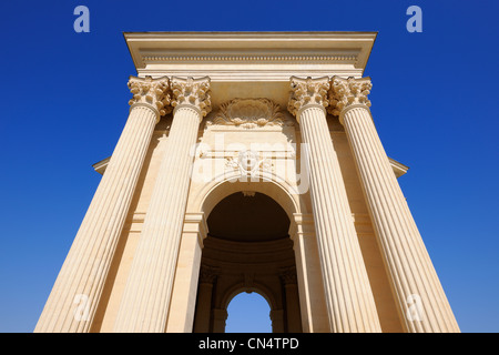 Frankreich, Herault, Montpellier, Wasserturm an der Promenade du Peyrou Stockfoto