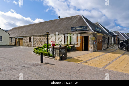 Die Glenfiddich Glenfiddich Whisky-Destillerie in Dufftown Moray Schottland beschossen Stockfoto