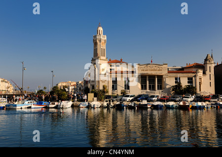 Frankreich, Herault, Sete, canal Royal (Royal Canal), konsularische Palace Stockfoto