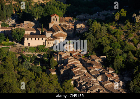 Frankreich, Herault, die Causses und Cevennen, mediterrane Agro pastorale Kulturlandschaft, als Weltkulturerbe durch Stockfoto