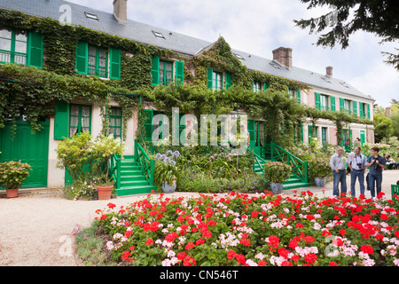 Haus von Claude Monet, Giverny, Frankreich. Stockfoto