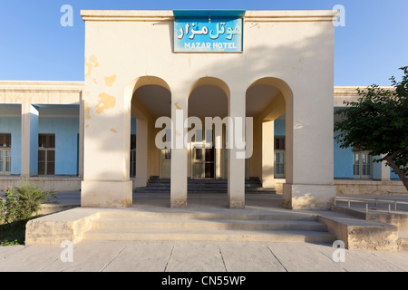 Afghanistan, Provinz Balkh, Mazar-i-Sharif, Haustür Mazar Hotels Stockfoto