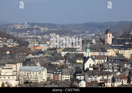 Stadt Siegen in Nordrhein-Westfalen, Deutschland Stockfoto