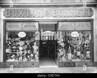 Buxton und Bonnett, Dudley Street, Wolverhampton, 1933. Stockfoto