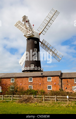 Skidby Windmühle, Yorkshires nur arbeiten Mehl Windmühle am Skidby, Humberside, East Yorkshire, UK Stockfoto