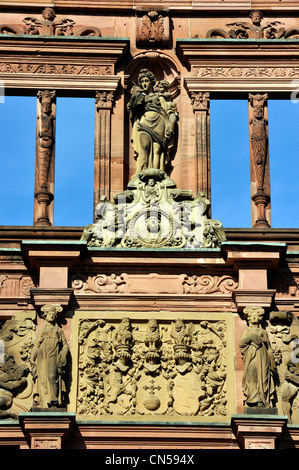 Deutschland, Baden Württemberg, Heidelberger Schloss Stockfoto