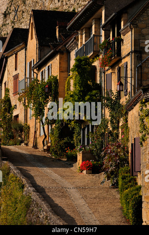 Frankreich, Dordogne, Perigord Noir Beynac et Cazenac, mit der Bezeichnung Les Plus Beaux Dörfer de France (The Most Beautiful Dörfer Stockfoto