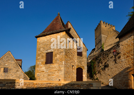 Frankreich, Dordogne, Perigord Noir Beynac et Cazenac, mit der Bezeichnung Les Plus Beaux Dörfer de France (The Most Beautiful Dörfer Stockfoto