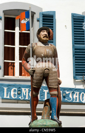 Schweiz, Kanton Waadt, Nyon, Le Maitre Jacques restaurant Stockfoto