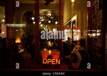 Kino-Café, einer der letzten alternative Orte im Bereich Hackescher Markt. Berlin, Deutschland. Stockfoto