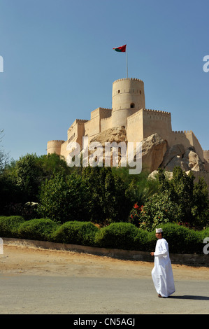 Sultanat von Oman, Al Batinah Region, Nakhal, das fort Stockfoto