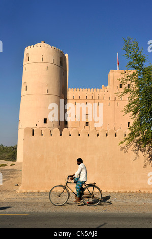 Sultanat von Oman, Al Batinah Region, Barka, Bait Akkoer fort Stockfoto