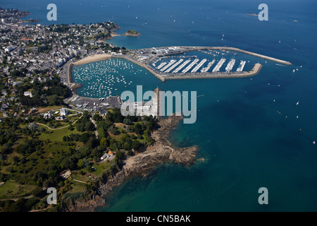 Frankreich, Côtes d ' Armor, Saint Quay Portrieux (Luftbild) Stockfoto