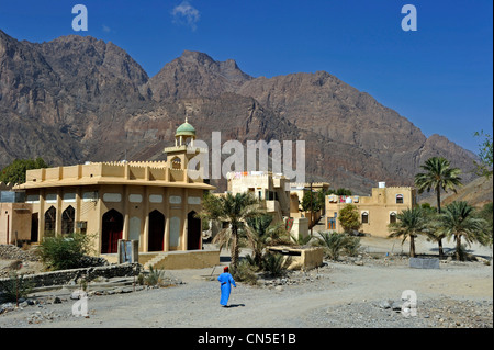 Sultanat von Oman, Al Batinah Region, westlichen Hajar-Gebirge, Wadi A'Sahten, Faseh Stockfoto