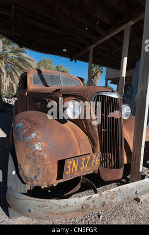 USA, California, Shoshone, alte Tankstelle Stockfoto