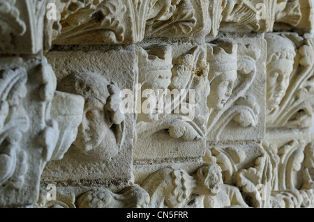 Frankreich, Indre et Loire, Loire-Tal, Weltkulturerbe der UNESCO, Candes St Martin de Les Plus Beaux Dörfer gekennzeichnet Stockfoto