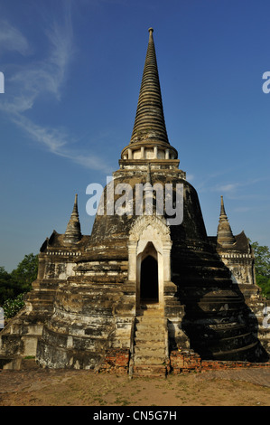 Thailand, Ayutthaya Geschichtspark, Weltkulturerbe der UNESCO, Gruppe der Tempel Wat Phra Sisan Phet Stockfoto