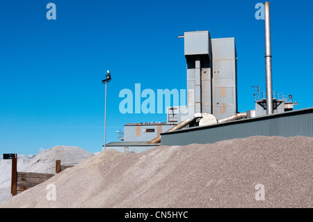 Brett Aggregate, East Quay, Whitstable Hafen, Kent. Stockfoto