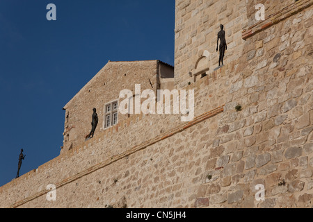 Frankreich, Alpes Maritimes, Antibes, Altstadt, das Picasso-Museum im Château Grimaldi Stockfoto