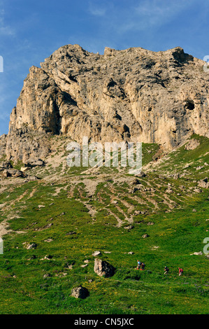 Italien, Trentino-Alto Adige, autonome Provinz Bozen, Dolomiten, Gruppo del Sella Stockfoto