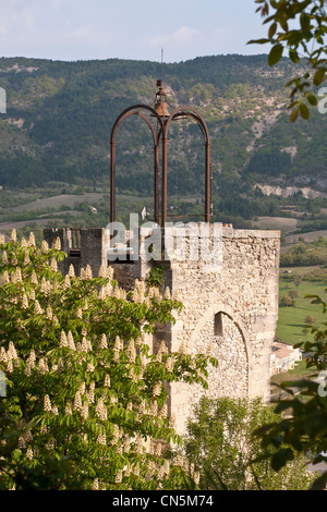 Frankreich, Drome, Drôme Provencale, Montbrun-Les-Bains, Les Plus Beaux Dörfer de France (The Most Beautiful Dörfer gekennzeichnet Stockfoto