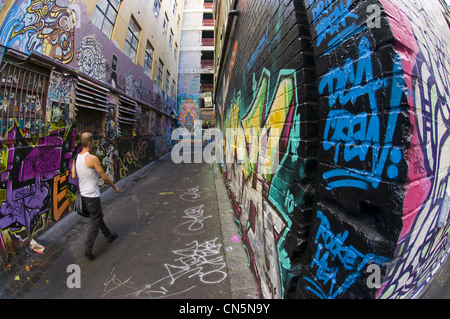 Australien, Victoria, Melbourne, Innenstadt, Kapitelsaal Lane Stockfoto