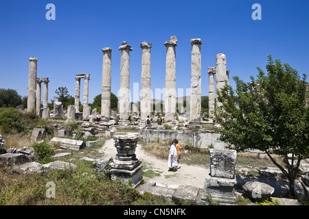 Türkei, Ägäis, Aphrodisias, der antiken Stadt, der Tempel der Aphrodite Stockfoto