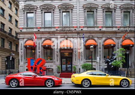 Kanada, Provinz Quebec, Montreal, L'Hotel befindet sich in einer ehemaligen Bank ist ein echtes Kunst-Museum von 60, Werke von Andy Warhol, Roy Stockfoto