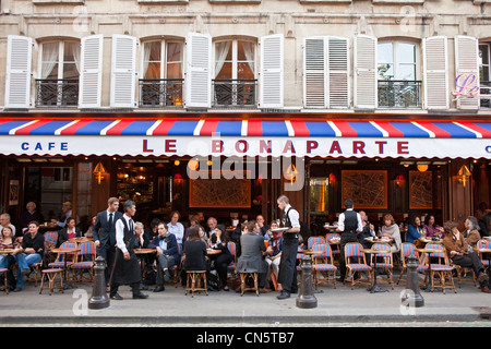 Frankreich, Paris, St. Germain des Prés, das Restaurant Bonaparte Stockfoto