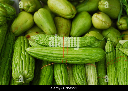 Malaysia, Borneo, Sabah State Semporna, Gemüse- und cucuumber Stockfoto