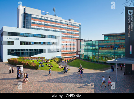 Sheffield Universität Studenten Union Gebäude South Yorkshire England uk gb EU-Europa Stockfoto