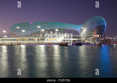 Yas Viceroy Hotel, Abu Dhabi, Vereinigte Arabische Emirate Stockfoto