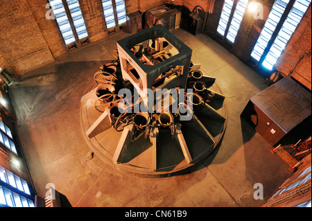 Im Inneren der Glocke Kammer der Liverpool Cathedral Stockfoto
