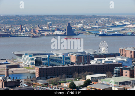 Echo-Arena und Convention Centre Liverpool Stockfoto