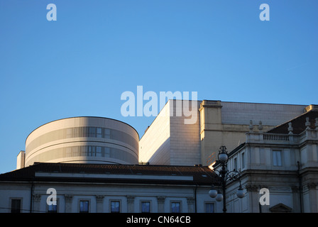 Weltweit berühmte Theater Scala Opernhaus in Mailand, Italien Stockfoto