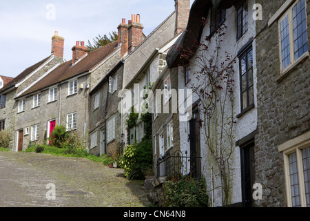 Gold Hill Shaftsbury Dorset-England Stockfoto