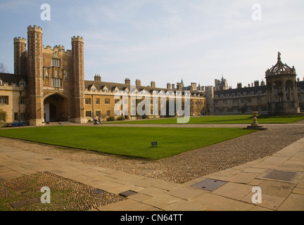 Trinity College Cambridge University England Stockfoto