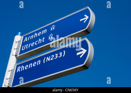 Verkehrszeichen in den Niederlanden Stockfoto