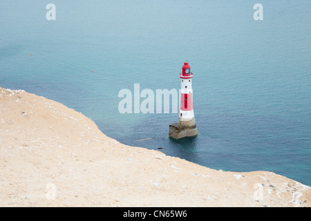 Belle Tout Leuchtturm am Beachy Head in East Sussex, UK. Stockfoto