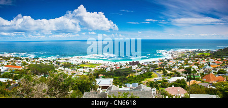 Kapstadt-Stadt-Panorama-Bild, schöne Stadtbild und Strand am Atlantik Küste, Süd-Afrika Reisen Stockfoto