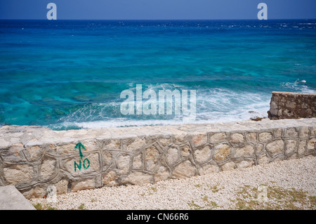 Der Blick auf Punta Sur, Isla Mujeres, Mexiko Stockfoto