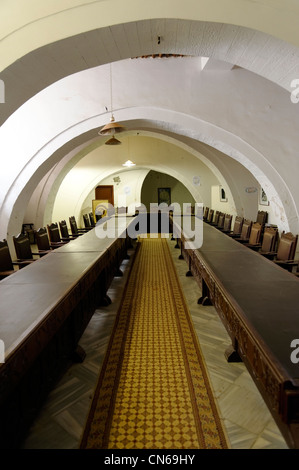 Tripolis. Libyen. Blick auf große Konsul Zimmer im alten britischen Konsulat. Das Hotel liegt in der Medina, die das Gebäude gebaut wurde Stockfoto