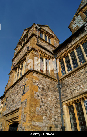 England, Somerset, Mangold, 16. Jahrhundert alten Gymnasium, elisabethanische Architektur Stockfoto