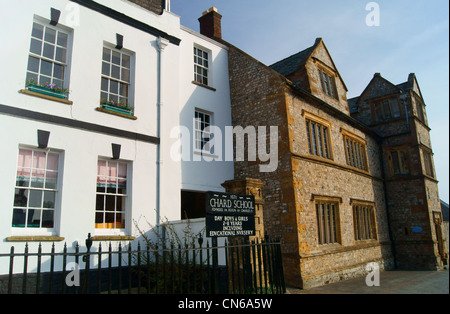 England, Somerset, Mangold, Mangold Schule & aus dem 16. Jahrhundert alten Gymnasium, elisabethanische Architektur Stockfoto